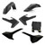 Cycra 5-Piece Replacement Kit Husqvarna - Black