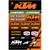 D'Cor Visuals Decal Sheet Ktm Racing