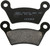 EBC Organic Brake Pads 17220363