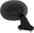 Mirror - Side View - Round - Black - Right