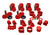 Energy Suspension 90 - 96 Nissan 300ZX Red Hyper - Flex Master Bushing Set