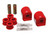 Energy Suspension Control Arm Bushing Set - Front Lower - Red