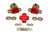 Energy Suspension 92 - 01 Honda Prelude Red 25mm Front Sway Bar Bushings