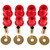Energy Suspension 1996 - 2002 Toyota 4Runner Front Control Arm Bushings (Red)