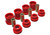 Energy Suspension Sub - Frame Bushing Set - Rear - Red