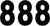 Mini Pro Number 8 - Black - 4"