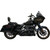 Exhaust Sweeper Black With Sheilds M8 Touring 2016-2023