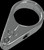 Drag Specialties Clamp 1.25" Thr/Idle/Brk