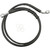 Brake Line - Front - +4" - Black - XL 17415389