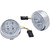 CIROLED Fang? Front Turn Signal Light Inserts with Bezel - Chrome/Clear-Harley-Davidson-2022' CVO Road Glide Limited