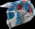 Icon Elsinore Helmet - American Basstard - Blue - XL