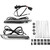 CIRO LED Saddlebag Hinge Covers - Smoke Lens - Chrome
