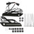 CIRO LED Saddlebag Hinge Covers - Smoke Lens - Black