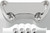Drag Specialties Scalloped H/Bar Clamp