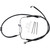 Brake Line - Front - Black - +2" - FXDF '08-'17