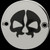 Drag Specialties Cover Pts Sp Skull Chr M8