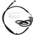 Brake Line - Front - Black - +6" - FXDF '12-'17