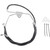 Brake Line - Front - Black - +2" - FLH '96-'07