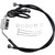 Brake Line - Front - Black - +2" - FXDF '12-'17