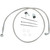 Brake Line - Front - +4" - Stainless Steel 17412691