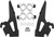 Memphis Shades Mount Kit F/S Wide Blk