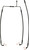 LINE BRAKE FRONT XR BLK 17415591