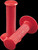 Oury Grips Grip Pyr W/ Flange Red