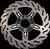 Brake Rotor - Front Right - Flame 17112214