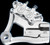 Performance Machine Caliper - Rear - Chrome - 91-99 FXDB/C/L