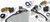 Handlebar Control Set - Cable - 9/16" Master Cylinder - Black