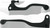 Parts Unlimited Lever Shortys-Kaw Blk