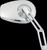 Mirror - Micro w/V2 Cut-Out Stem - Oval - Chrome - Right