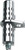 Oil Cooler Kit - No Gauge - Chrome - 1" - 1-1/4"