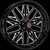Performance Machine Wheel - Phatour - Front - Dual Disc/with ABS - Black/Contrast Cut Platinum - 18x5.5