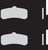 BRAKE PAD SBS H/D 853HS