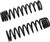 Shock Springs - 105-150 lb/in - Black