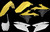 Polisport Body Kit Rmz250/450 Yl/Wh