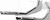 Exhaust S/C 38" 57-85Xl