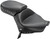 Seat - Wide - Touring - Without Backrest - Two-Piece - Chrome Studded - Black w/Conchos - Spirit 750