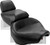 Seat - Vintage - Wide - Touring - Without Driver Backrest - One-Piece - Smooth - Black - Virago