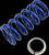 Shock Spring - Rear - Blue - Sport Series - Spring Rate 526.38 lb/in