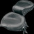 Wide Studded Touring Seat - Softail '84-'99