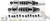 Shocks - 412 Cruiser Series - Chrome - 12.5" - Standard/Heavy Duty PS4207C