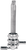 Round Fuel Valve - Wave Chrome - 22 mm