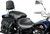 Seat - Wide - Touring - Without Backrest - Two-Piece - Chrome Studded - Black w/Conchos - XV650