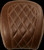 Passenger Seat - Diamond - Brown - FLHC/S