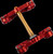 Xtrig Triple Clamp Rocs Tech 4080423