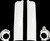 Ufo Fork Guards Ktm White 4120662