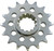 Vortex Steel Front Sprocket 16 Tooth - '93-'15 Honda CB900F 919/CBR1000RR/600RR/600F4/900RR/929RR/954RR/RVT1000R RC51/VTR1000F - Silver