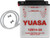Yuasa Battery-Yuasa Y12N143A